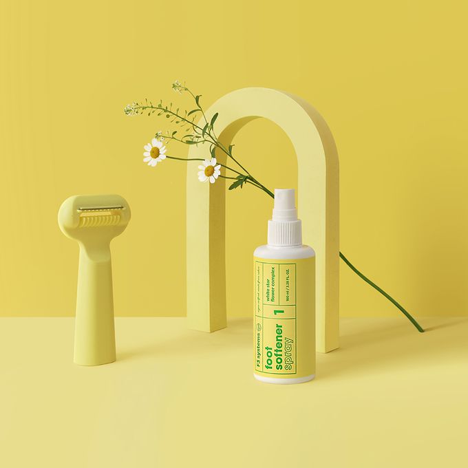 韓國 F3 systems - 足嫩肌去角質組合(嫩肌噴霧+安全去腳皮刮刀)