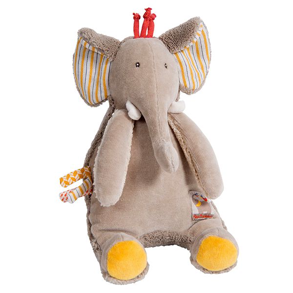 Moulin Roty - 音樂鈴安撫娃娃-小小象