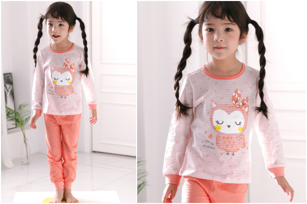 韓國 Maykids - 有機棉透氣長袖家居服-蒙面超人