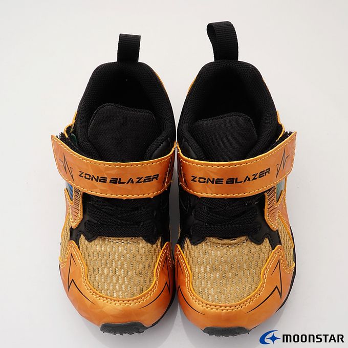 Moonstar日本月星 - 月星閃電電燈競速童鞋-ZB11123金(中小童段)-機能運動鞋-金