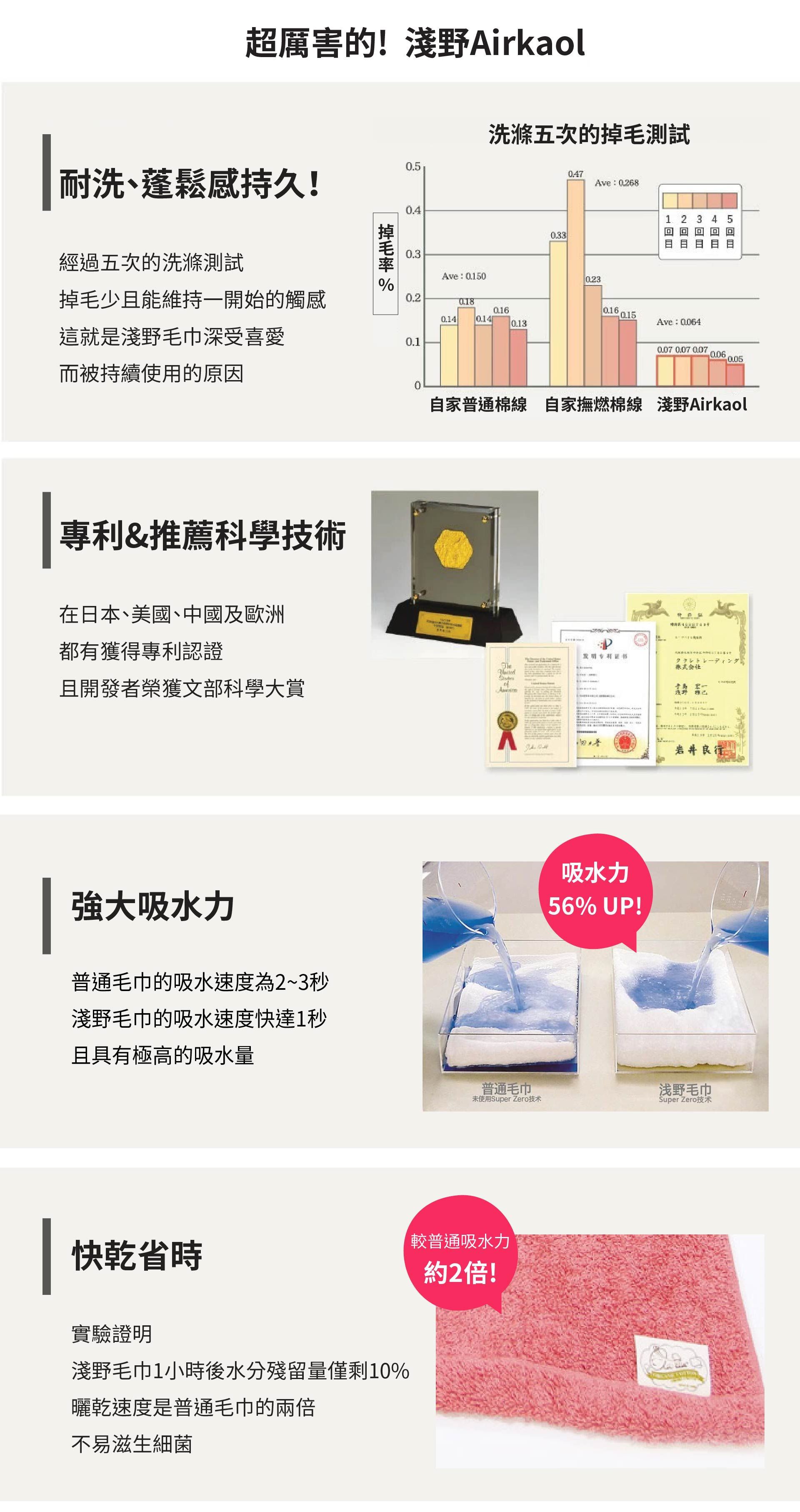 日本 Airkaol淺野 - 消臭小毛巾(共七色)-32*14cm