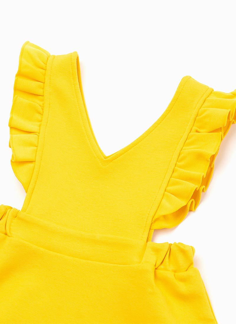 韓國 OZKIZ - (附包包)荷葉裝飾背心裙