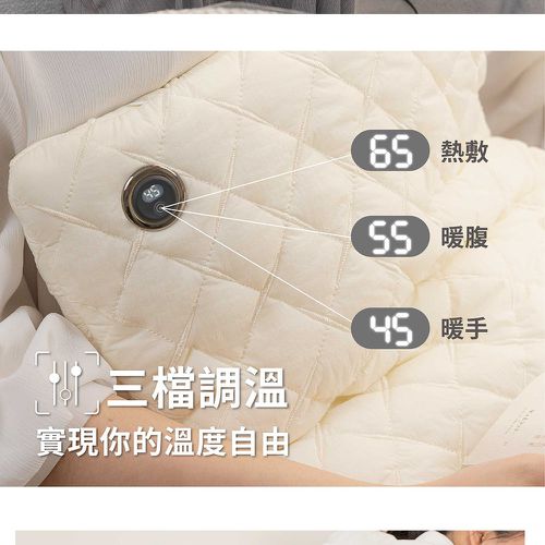 石墨烯溫控USB熱敷墊-三色可選-(暖手/暖宮/暖腳/肩頸/保暖)