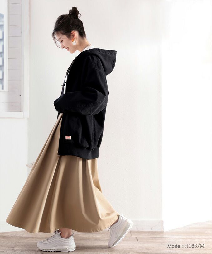 日本 Classical Elf - Java 百搭鋪棉休閒連帽外套-卡其
