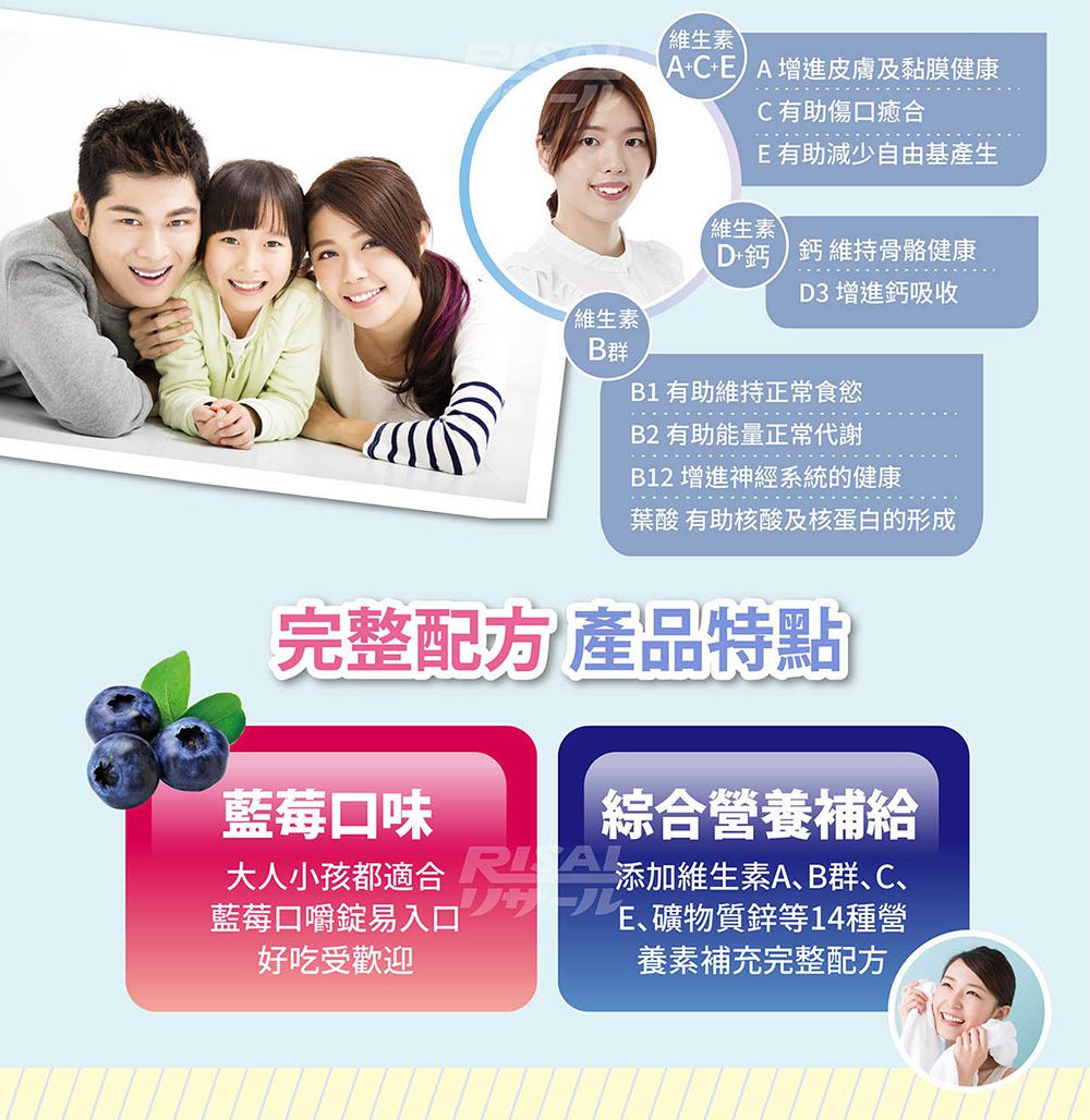 小兒利撒爾Risal - 樂膚Love咀嚼錠-60錠/瓶