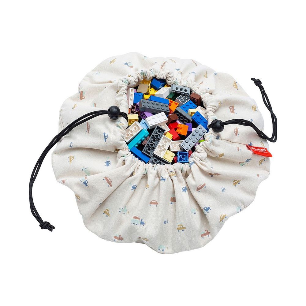 比利時 Play & Go - 玩具整理袋-迷你汽車-展開直徑 40cm/重量 220g
