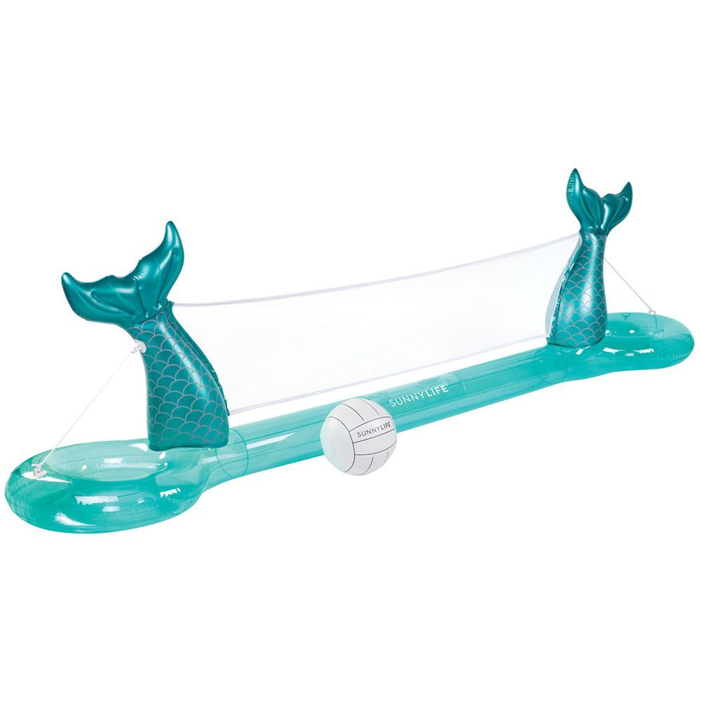 澳洲 Sunnylife - 水上排球組-美人魚尾造型-300 x 65 x 70 公分