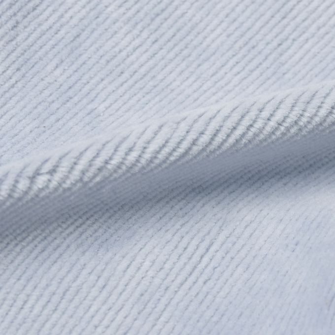 akachan honpo - 10分燈心絨褲-膝蓋圖案-淺藍色