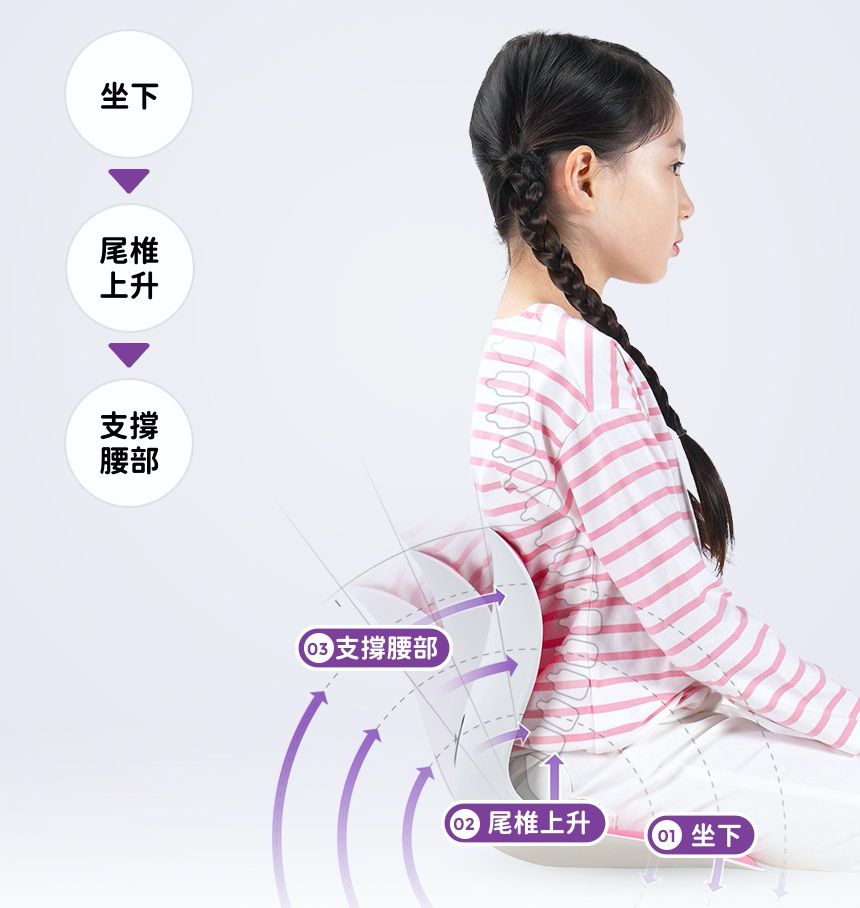 養成正確坐姿 不駝背！韓國Curble 3D美學椅