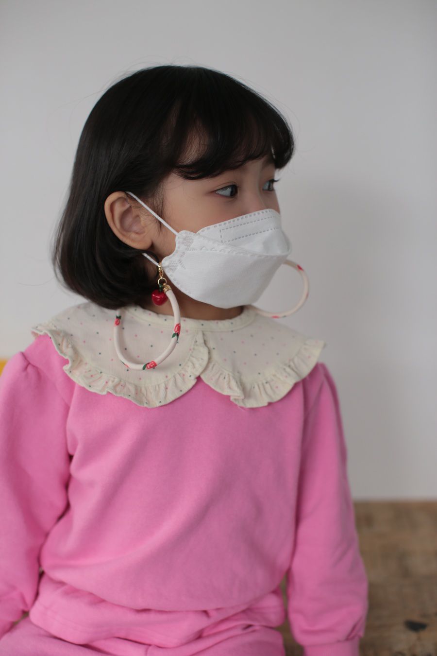 韓國 Dalla - 口罩項鍊-蘋果