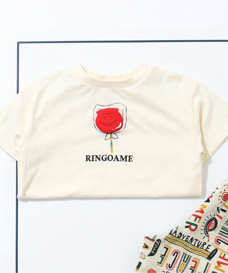 日本 BREEZE - 暑假來了立體印花短袖上衣-甲蟲-撞色袖黃