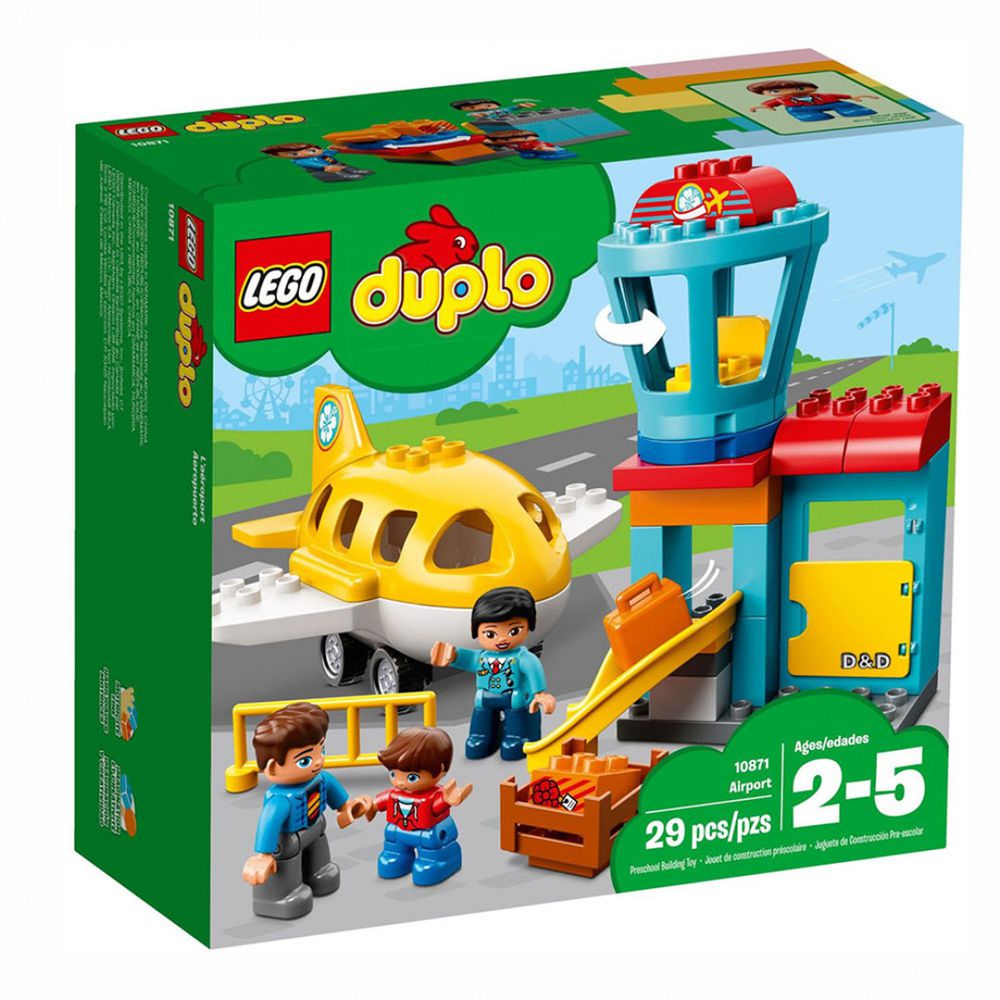 樂高 Duplo 得寶幼兒系列 - 機場 10871-29pcs