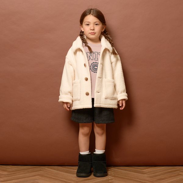 日本 Lycee mine - [推薦]定番百搭標語大學T-淺棕