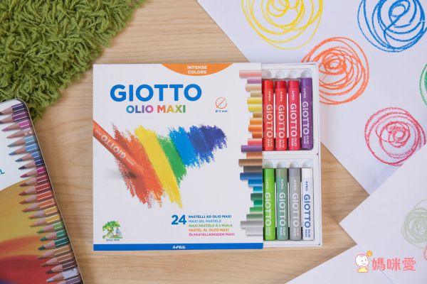 義大利GIOTTO - 兒童粉蠟筆(24色)