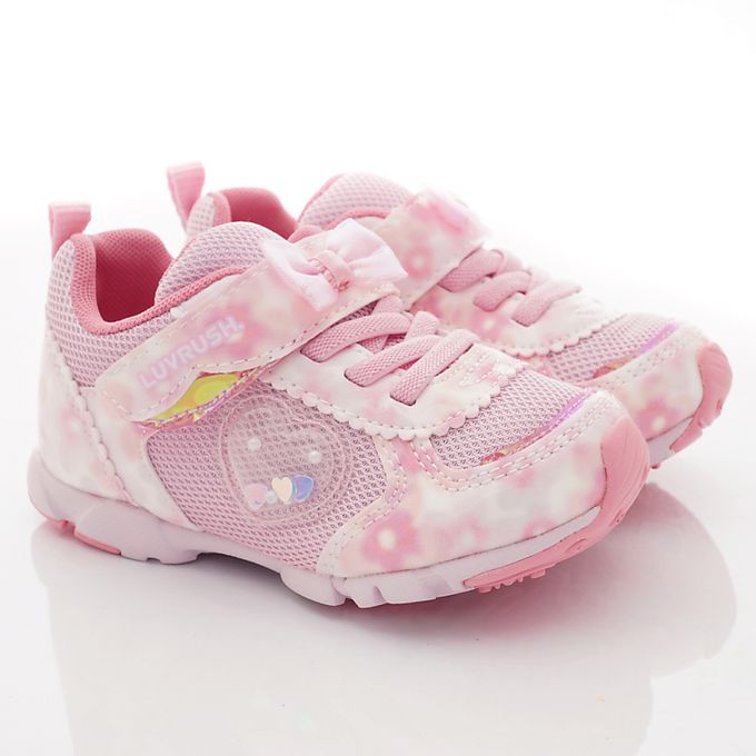 Moonstar日本月星 - 月星LV系列甜心運動款(中大童段)-運動鞋-粉