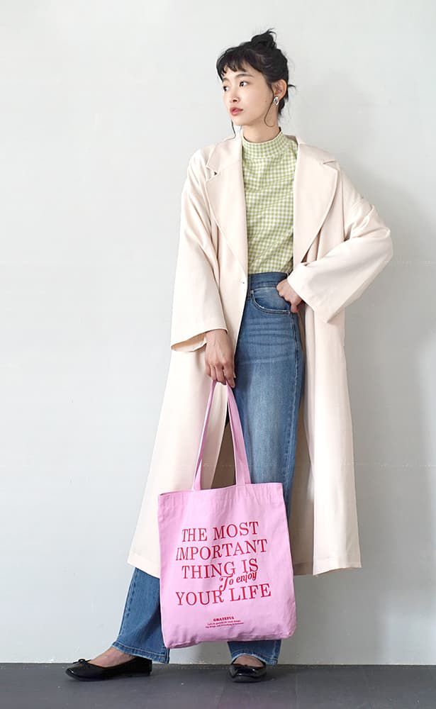 日本 zootie - 小清新復古格子五分袖上衣-藍