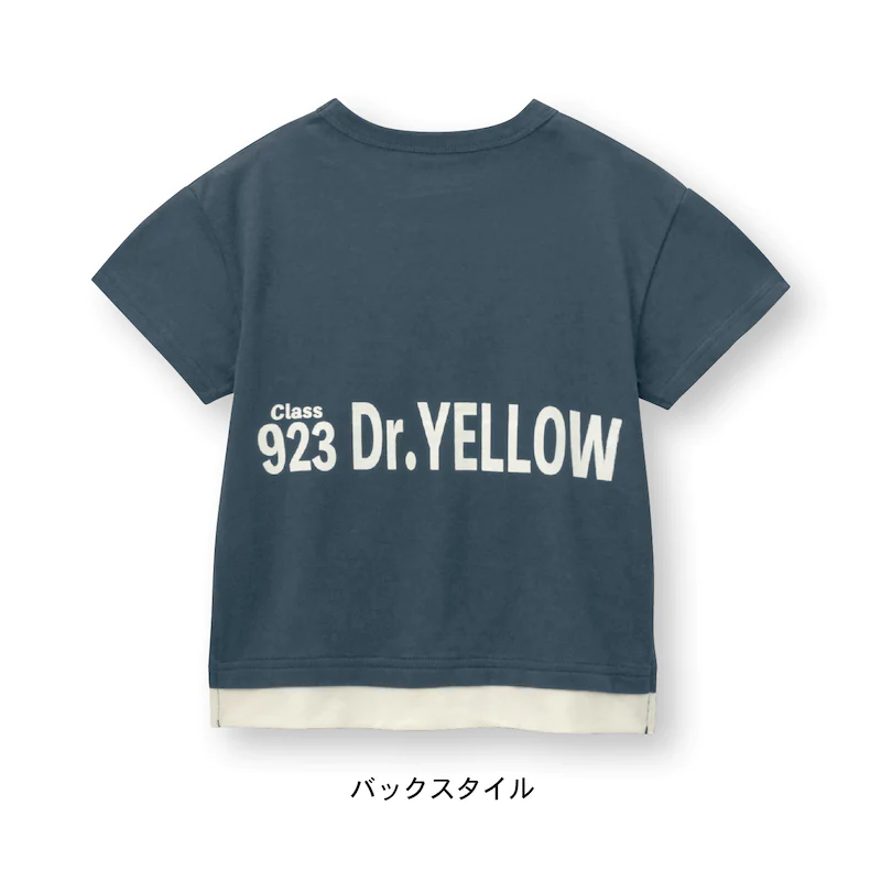 日本千趣會 - (JR新幹線) 純棉印花刺繡短T-墨綠