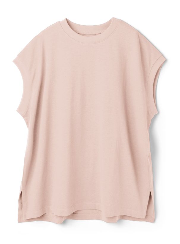 日本 GRL - 純棉百搭顯瘦法式袖上衣-果綠 (F)