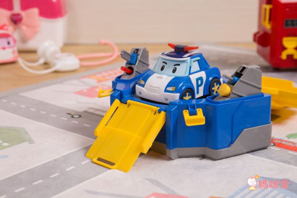 POLI 波力救援小英雄 - LED變形羅伊手提基地