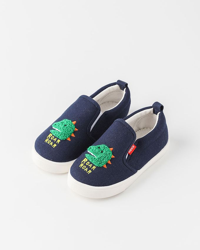 韓國 OZKIZ - 毛絨動物休閒鞋/室內鞋-狗狗-粉