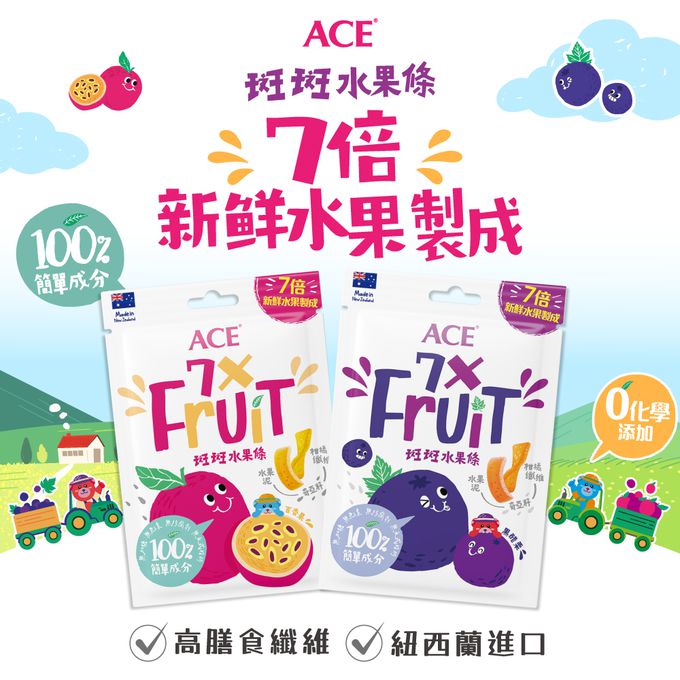 ACE - 斑斑水果條32gX2袋(百香果+奇亞籽)