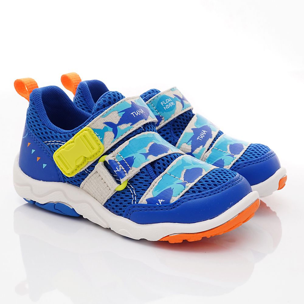 MOONSTAR日本月星 - 速乾公園鞋/休閒鞋(中小童段)-藍