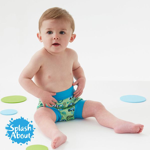 Splash About 潑寶 - 3D加強版 游泳尿布褲-國王變色龍