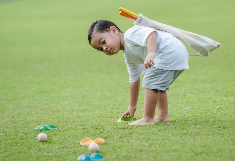 泰國 Plantoys - 經典木作童玩-高爾夫球練習組