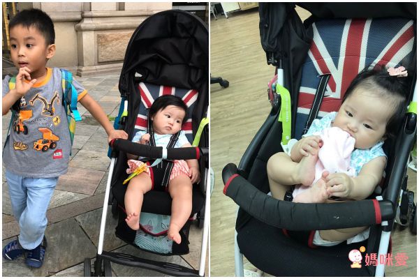 日本 Aprica 推車 TOP 4 ► 超人氣英倫風推車，輕量 3.3 kg，52cm 挑高推車座椅，寶寶更舒適