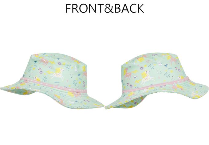 德國Playshoes - 抗UV防曬水陸兩用漁夫帽-獨角獸