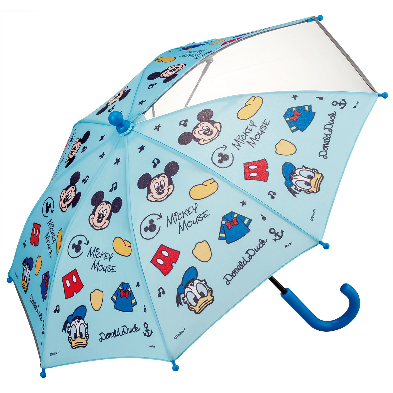 日本千趣會 - 迪士尼 印花兒童直傘/雨傘(附透明窗)-玩具總動員-草綠 (35cm)-身高85-95cm