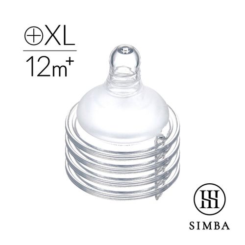 Simba 小獅王辛巴 - 超柔防脹氣寬口十字奶嘴(XL孔4入)