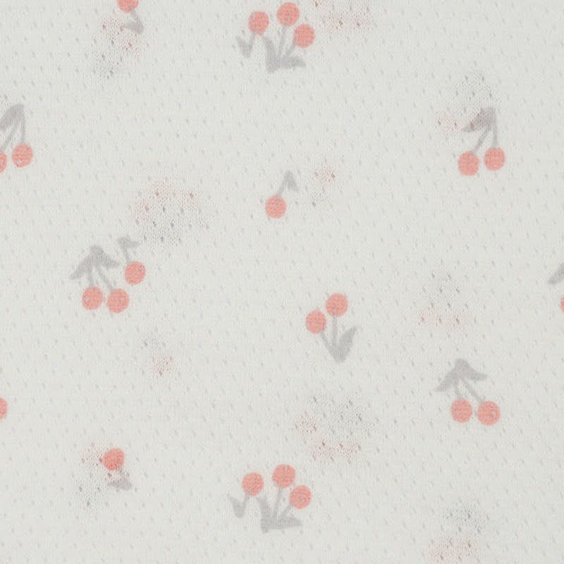 akachan honpo - 網眼細肩帶背心2件組-櫻桃-紫色