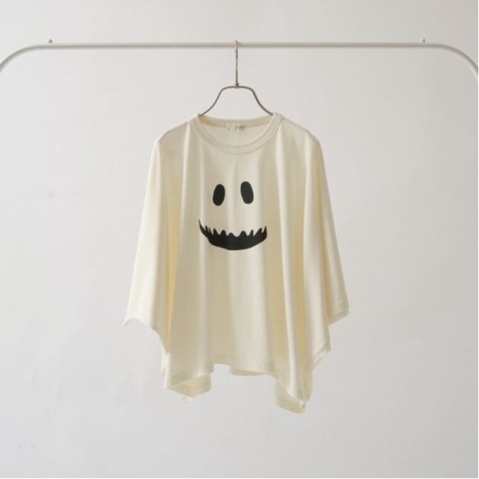 日本 b-ROOM - 萬聖節寬版造型上衣-幽靈-酷黑