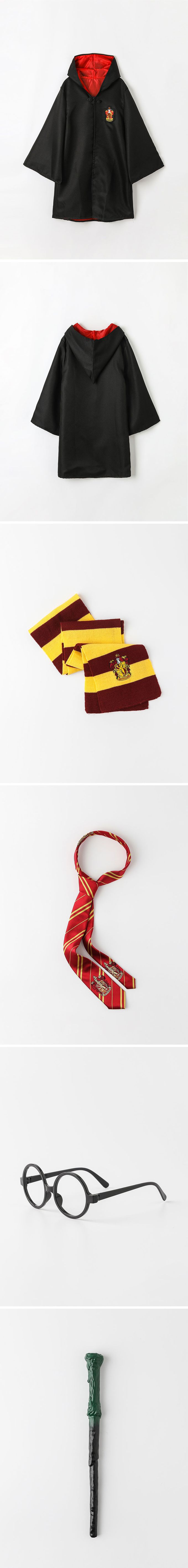 韓國 OZKIZ - 魔法師連身斗篷外套(附配件)-黑