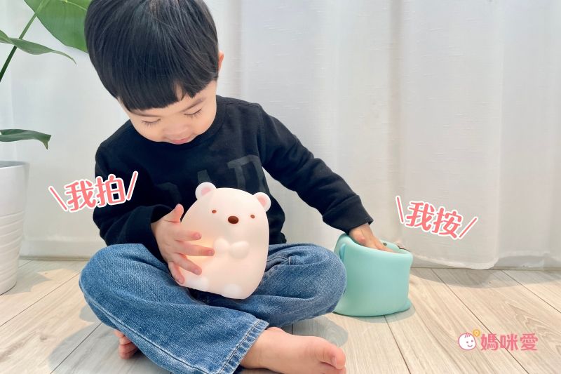 日本 Hashy - 安全矽膠抱抱安撫小夜燈-角落生物恐龍 (M(約12.6x11.5x16.5cm))