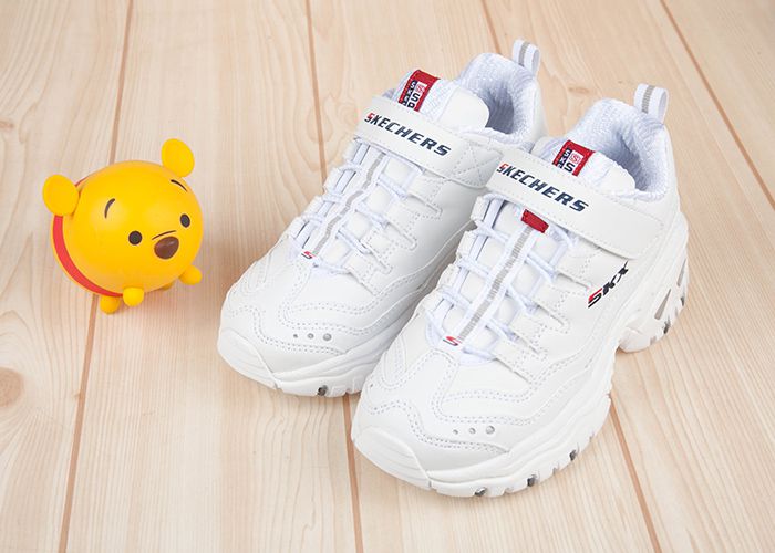 SKECHERS - 老爹鞋SKX白色兒童運動鞋