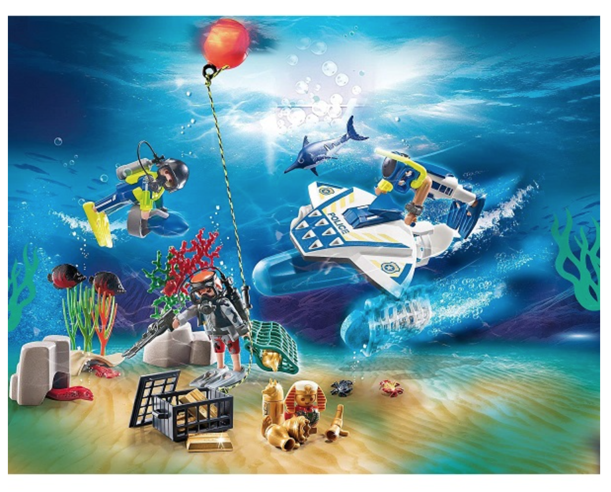playmobil - 聖誕倒數驚喜月曆-海底警探