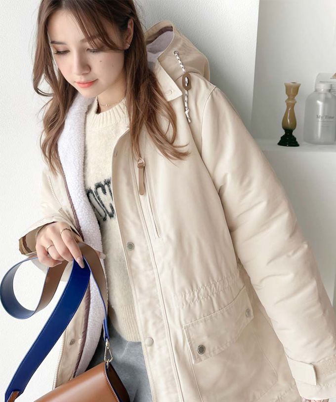 日本 Classical Elf - [熱銷NO.1]  3WAY百搭保暖連帽防風外套-淺卡其