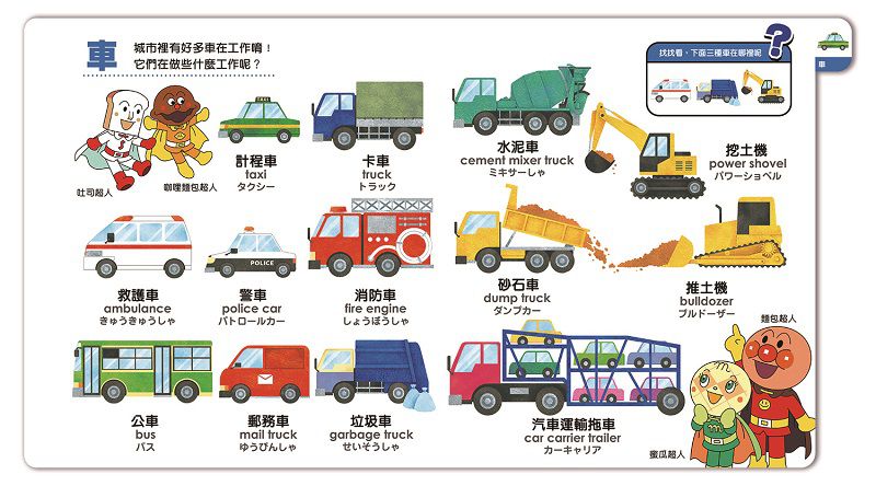 麵包超人第一本生活認知書-起步走