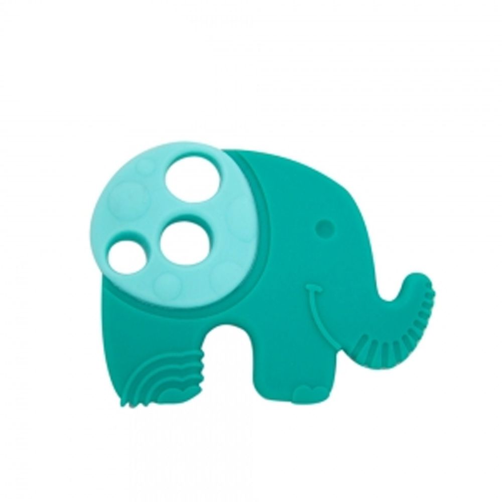MARCUS＆MARCUS - 動物樂園感官啟發固齒玩具-大象(綠)