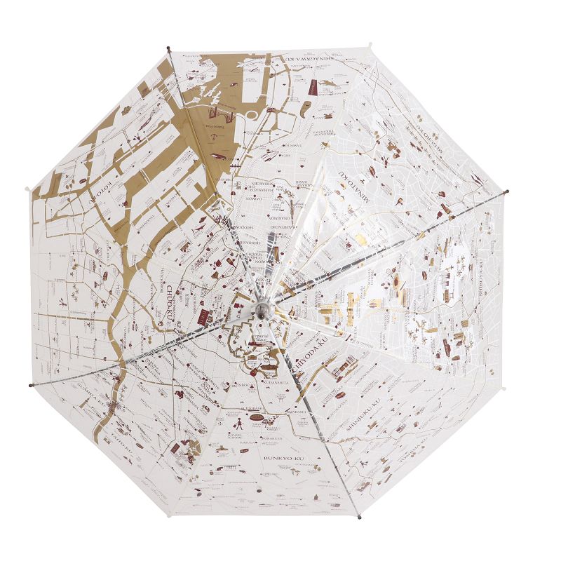 日本Caetla - Evereon 替換式傘面-東京散策-棕