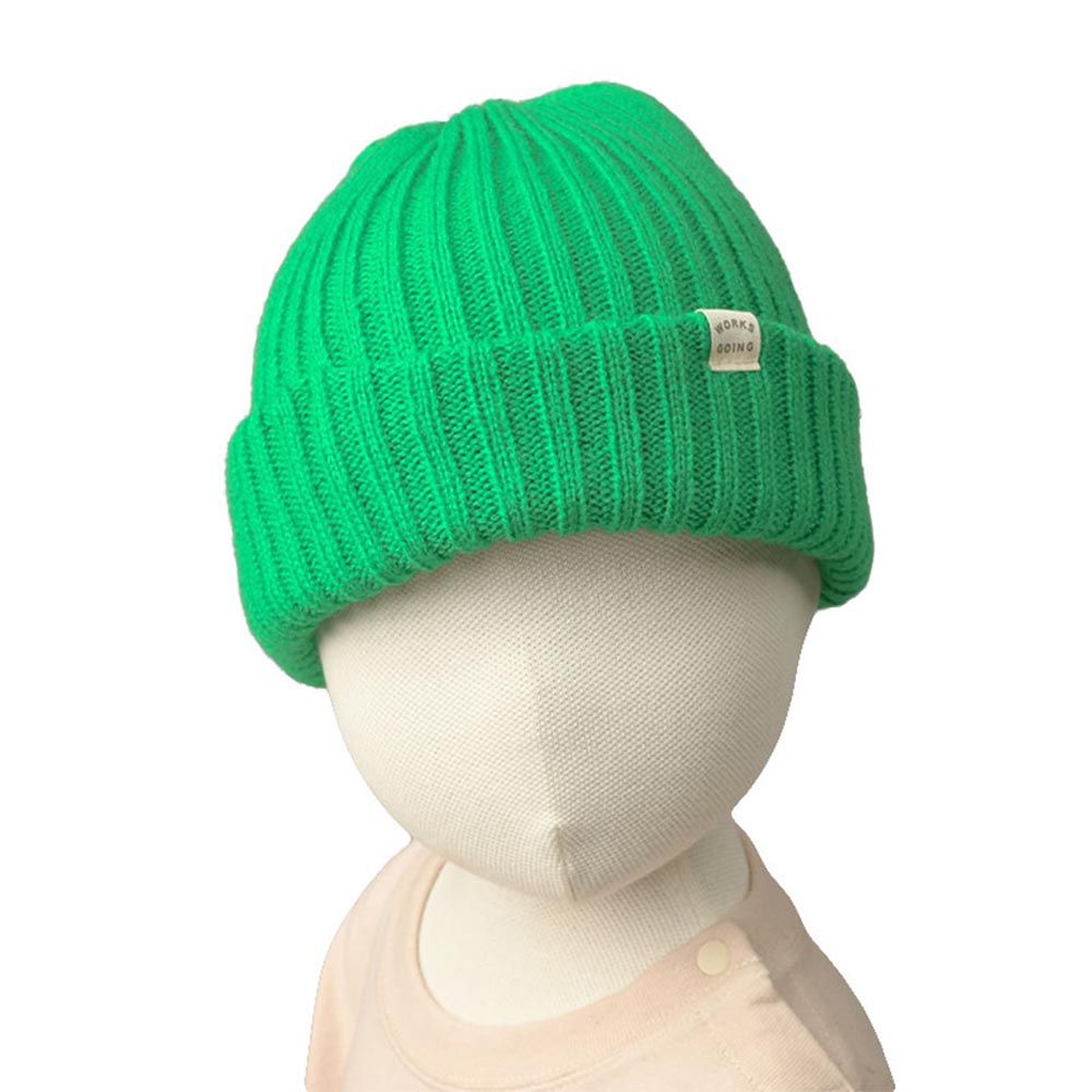 akachan honpo - 針織帽-綠色