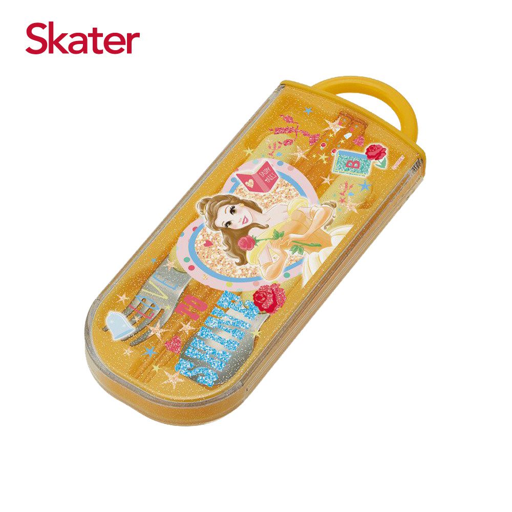 日本 SKATER - 銀離子三件餐具組-貝兒