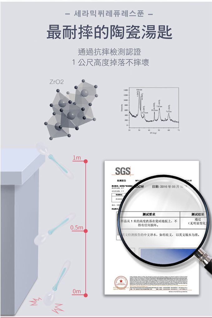 韓國 Perfection - 陶瓷果泥湯匙 2入