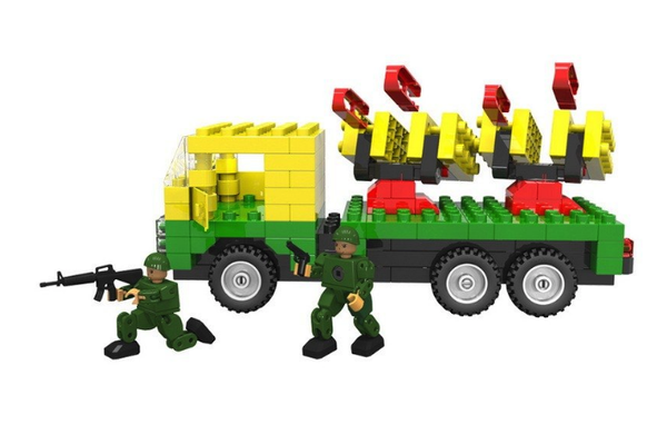 香港JEKCA積卡百變積木 - 積木-導彈發射車-360PCS