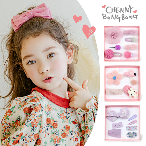 韓國 Cherry BongBong 浪漫髮飾｜蝴蝶結、花花、刺繡、簡約款