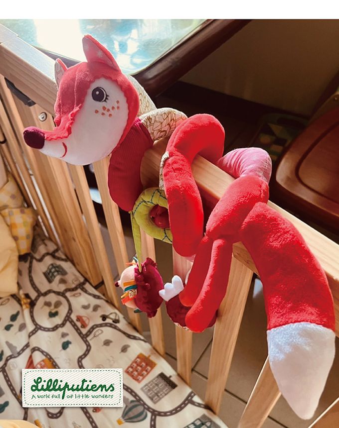 比利時 Lilliputiens - 床邊安撫玩具-愛麗絲小狐