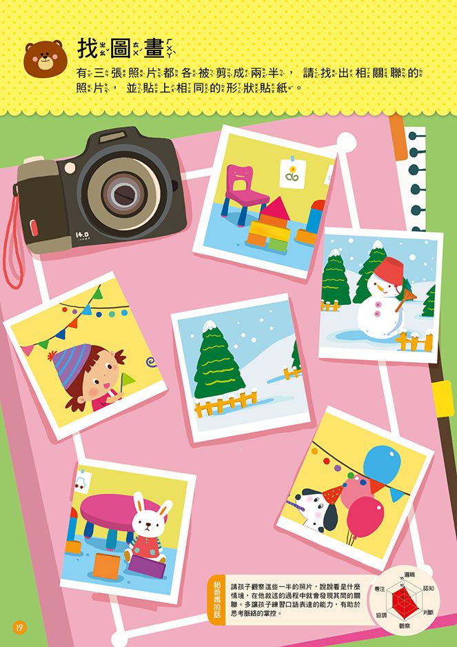 3歲圖形覺察概念