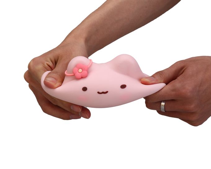 樂彩森林 - 療癒捏捏樂-花花兔-1入(顏色隨機)